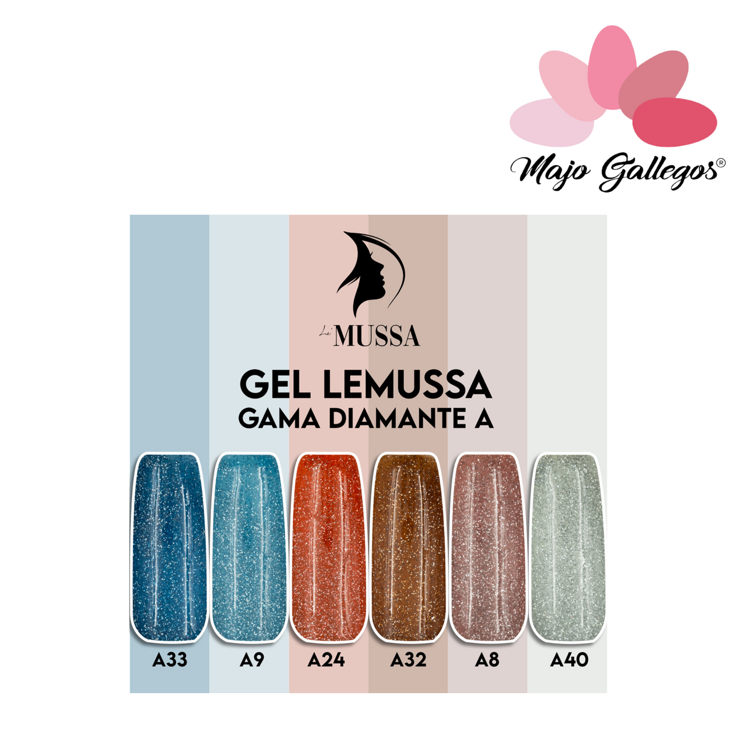 GAMAS DE GEL MUSSA CON EFECTO