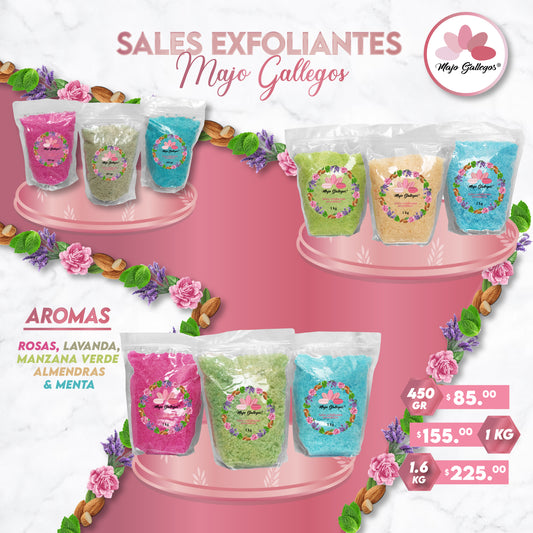 SALES EXFOLIANTES MAJO GALLEGOS