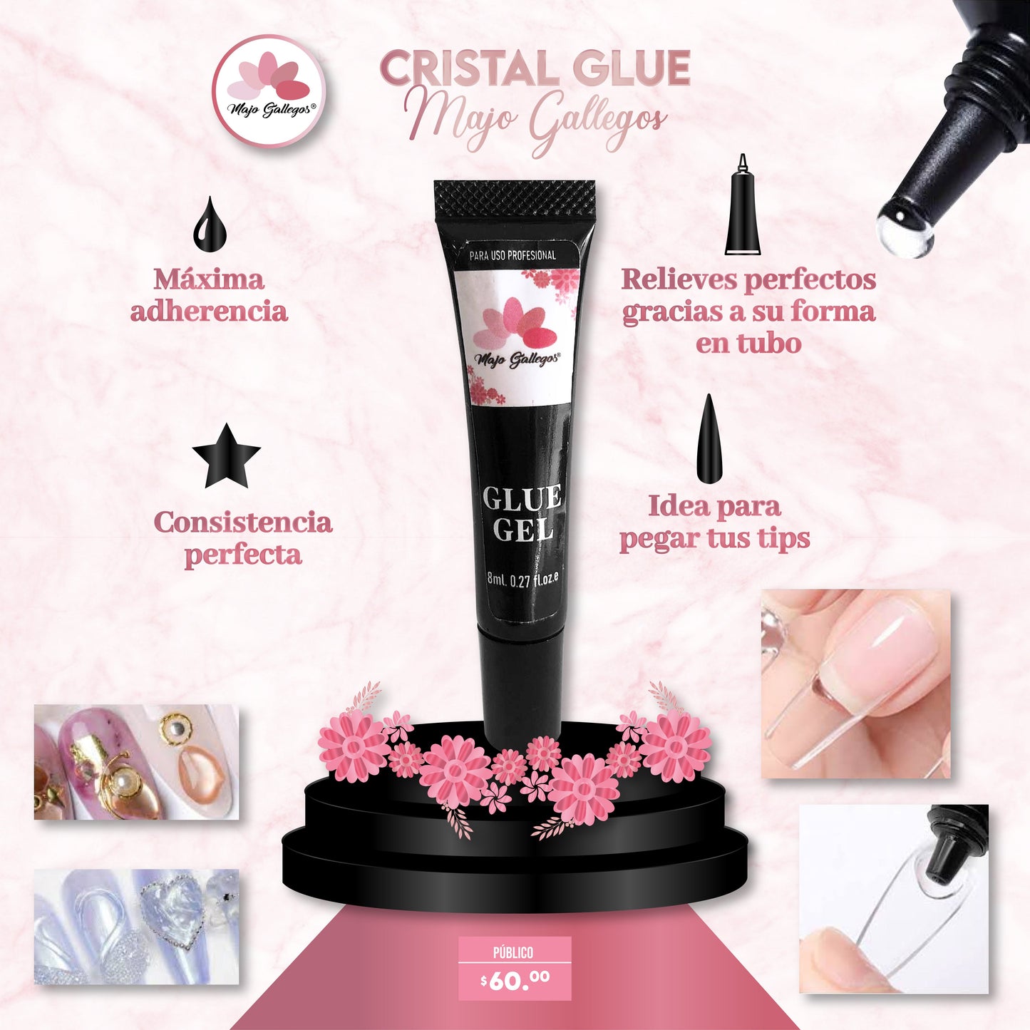 CRISTAL GLUE MAJO GALLEGOS