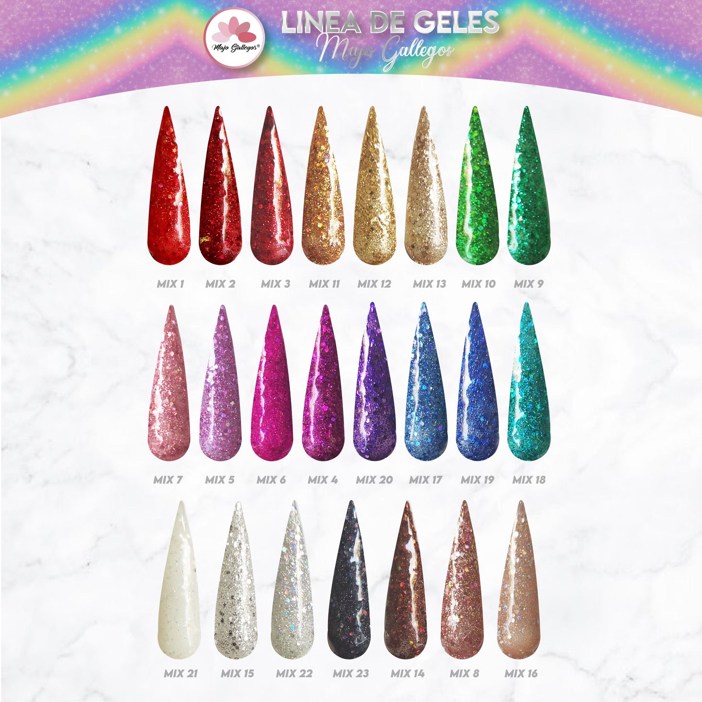 GELES GLITTER MIX